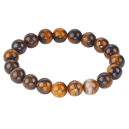 Bracelet Élastique en Œil de Tigre