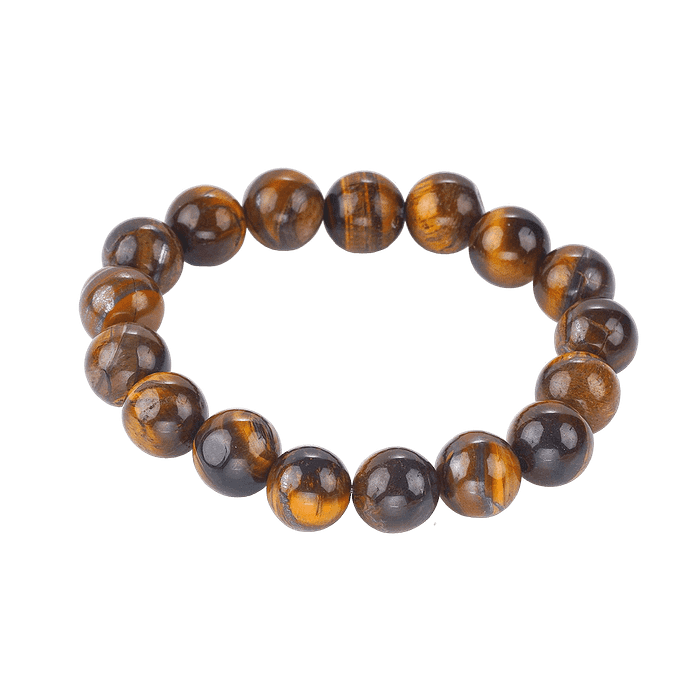 Bracelet Élastique en Œil de Tigre