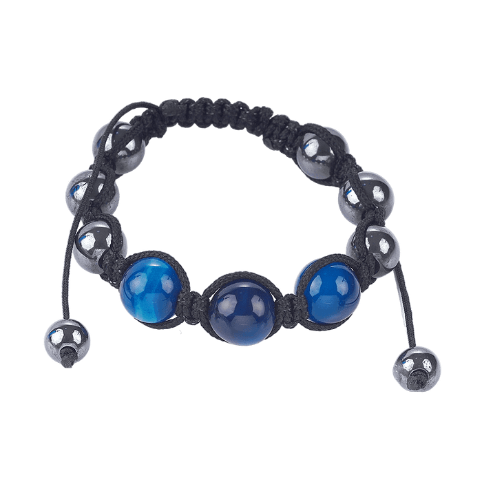 Bracelet réglable en Pierres d’Hématite Naturelle