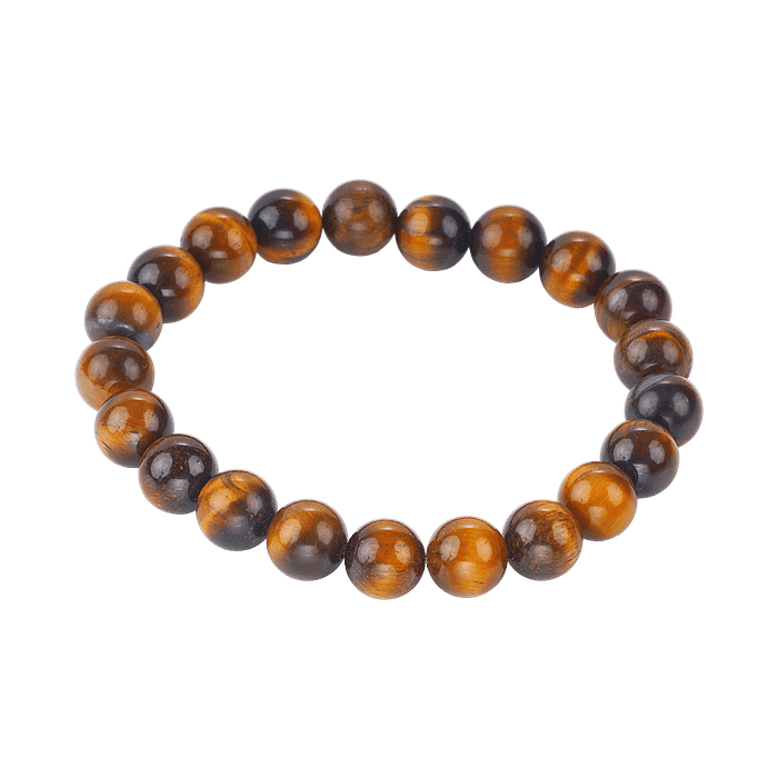 Bracelet Élastique en Œil de Tigre