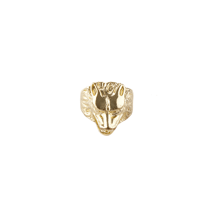 Bague Lion en Acier Inoxydable