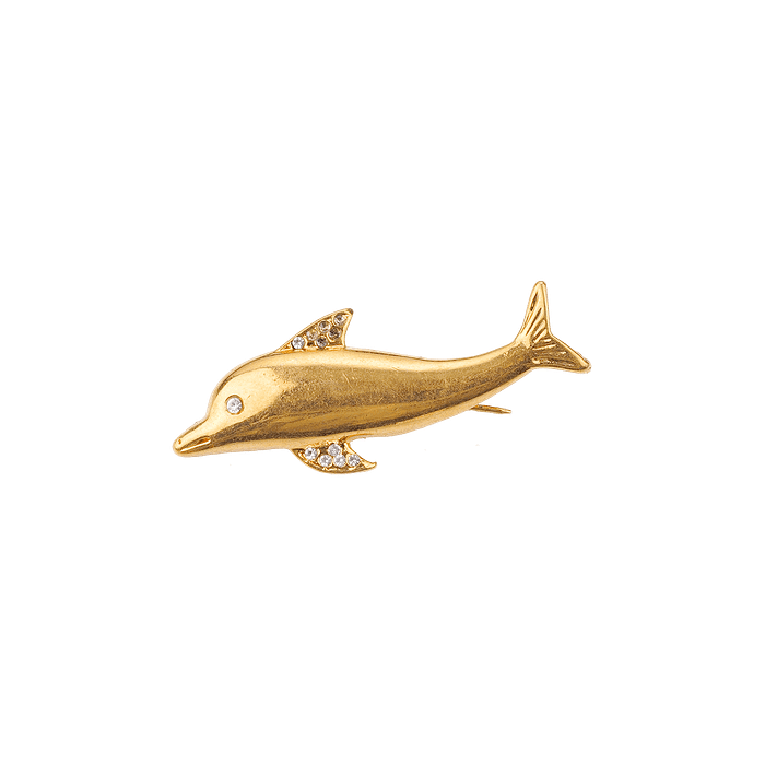 Broche Poisson en Acier Inoxydable