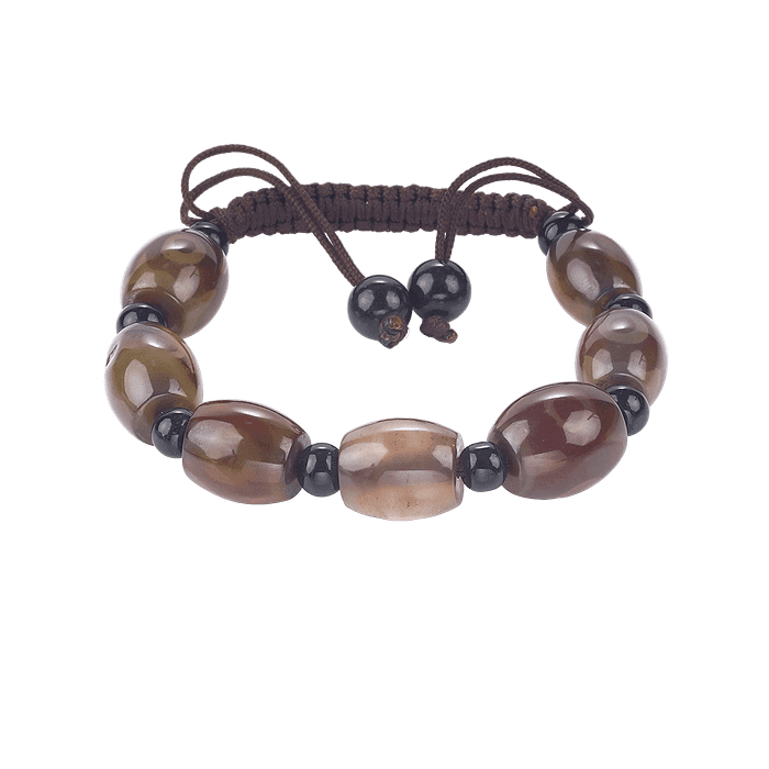 Bracelet réglable en Agate naturelle
