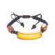 Bracelet de pierre d’agate naturel