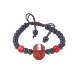 Bracelet de pierre d’agate rouge naturel