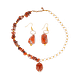 Ensemble chips de Jaspe & Perles de Culture