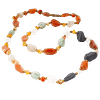 Collier Vintage en Pierres Semi-Précieuses