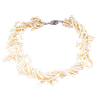 Collier Torsadé Nacré – Perles de Culture en Forme de Riz