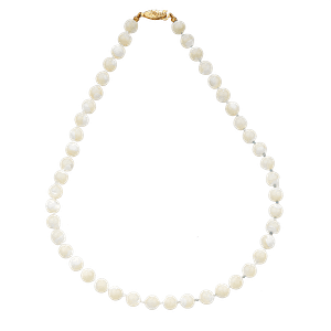 Collier en Nacre Naturelle – Perles Brillantes et Douces
