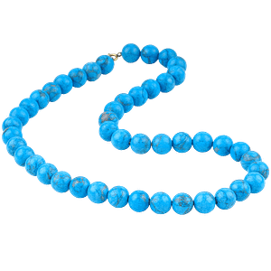 Collier Vintage en Turquoises Bleues Naturelles